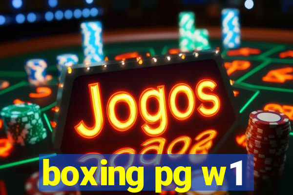 boxing pg w1